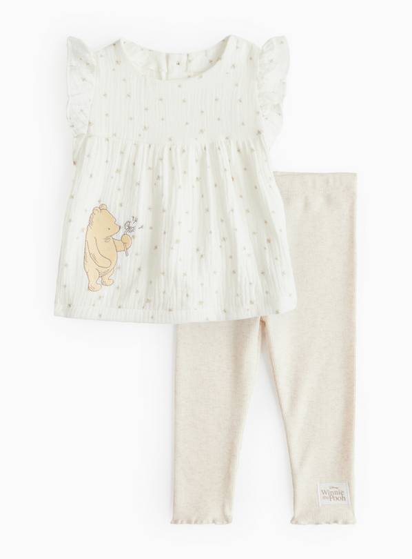 Winnie The Pooh Frill Top & Leggings Set Up to 3 mths